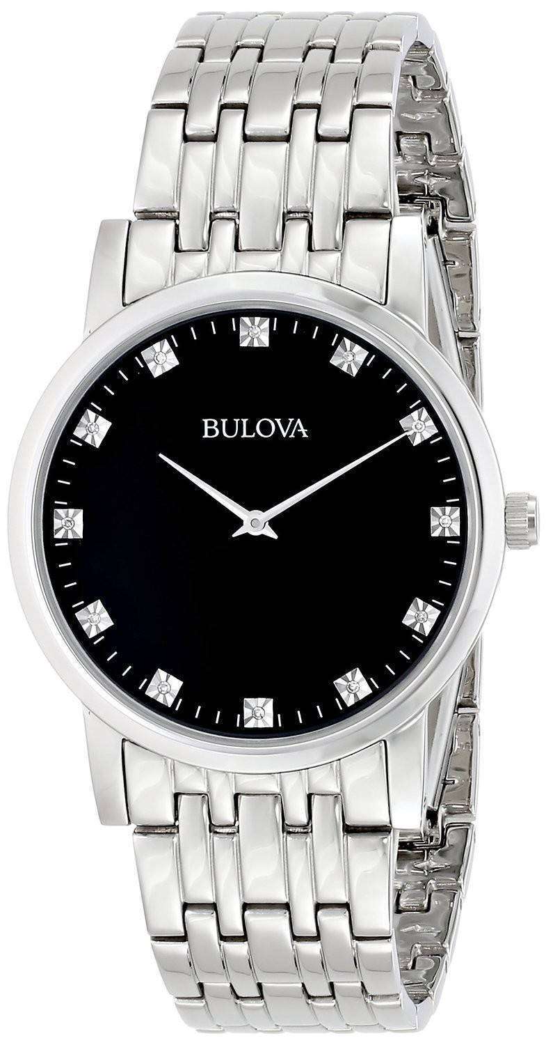 Bulova 12 diamond mens watch best sale