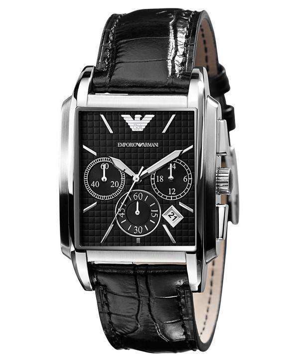 Armani watch square clearance face