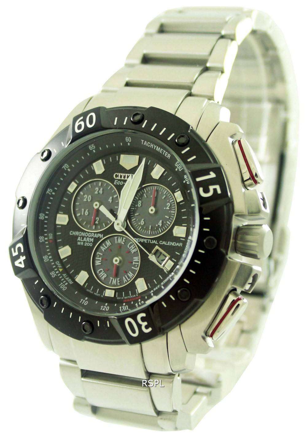 Citizen chronograph alarm wr 200 hotsell