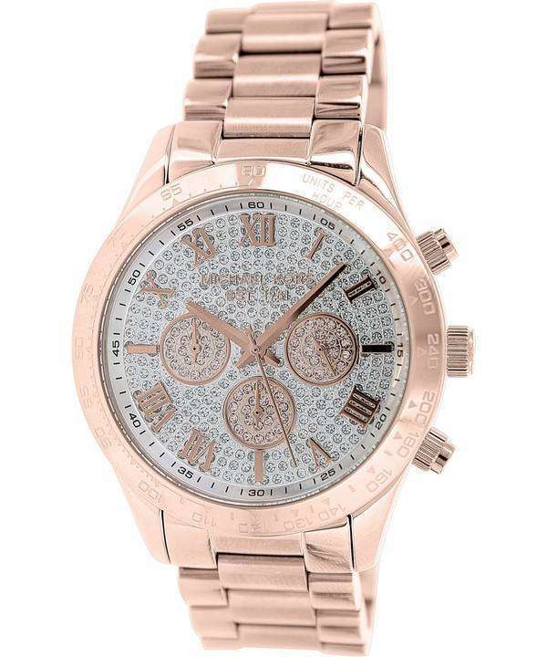 Michael kors chronograph crystal pave dial ladies watch hotsell