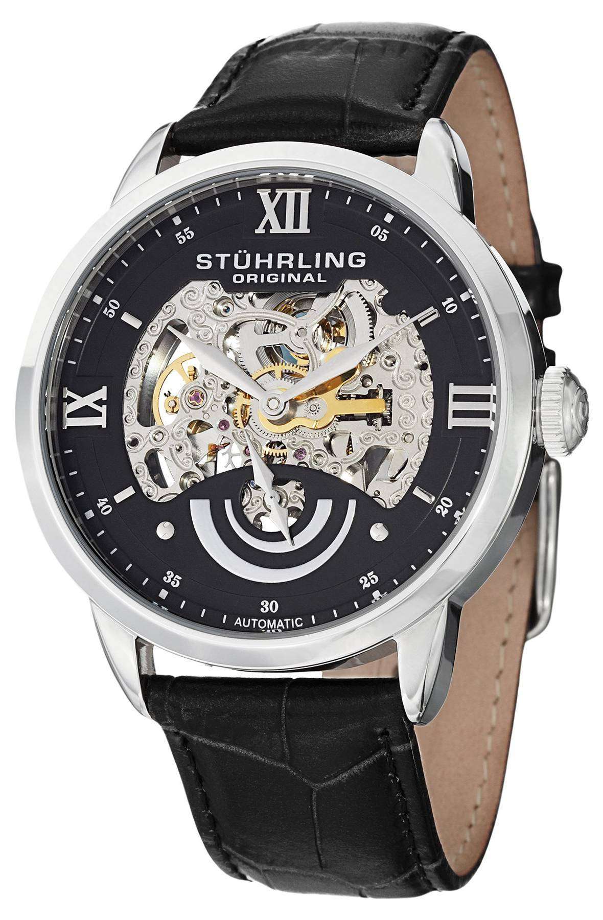 Stuhrling Original Legacy Automatic Silver Dial Men's Watch M13541  190638110162 - Watches, Legacy - Jomashop