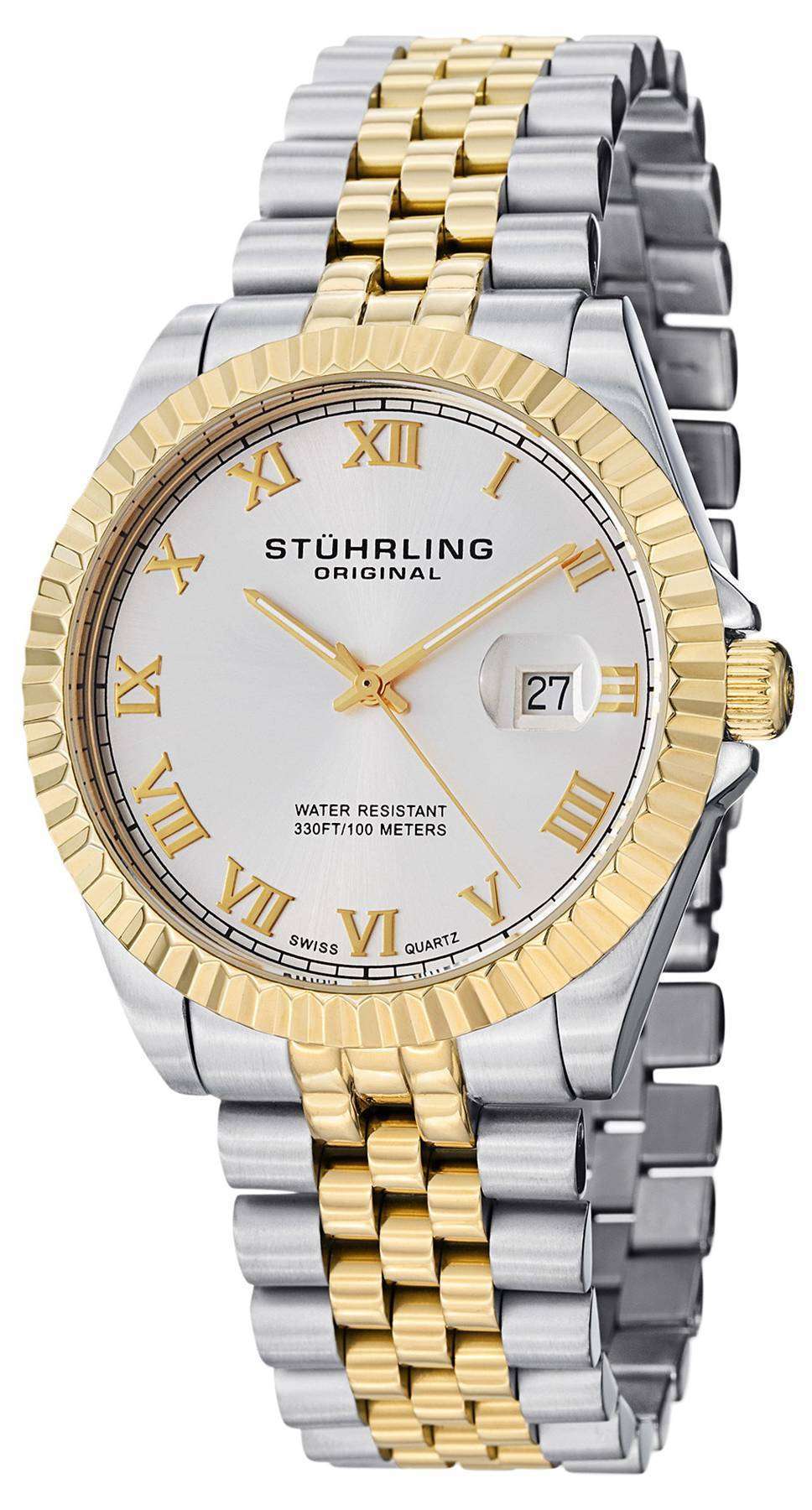 Stuhrling Original Skeleton Watches for Men - Mens Automatic Watch Self  Winding Mens Dress Watch - Mens Winchester 44 Elite Watch Mechanical Watch  for Men (Silver) : Amazon.in: Fashion