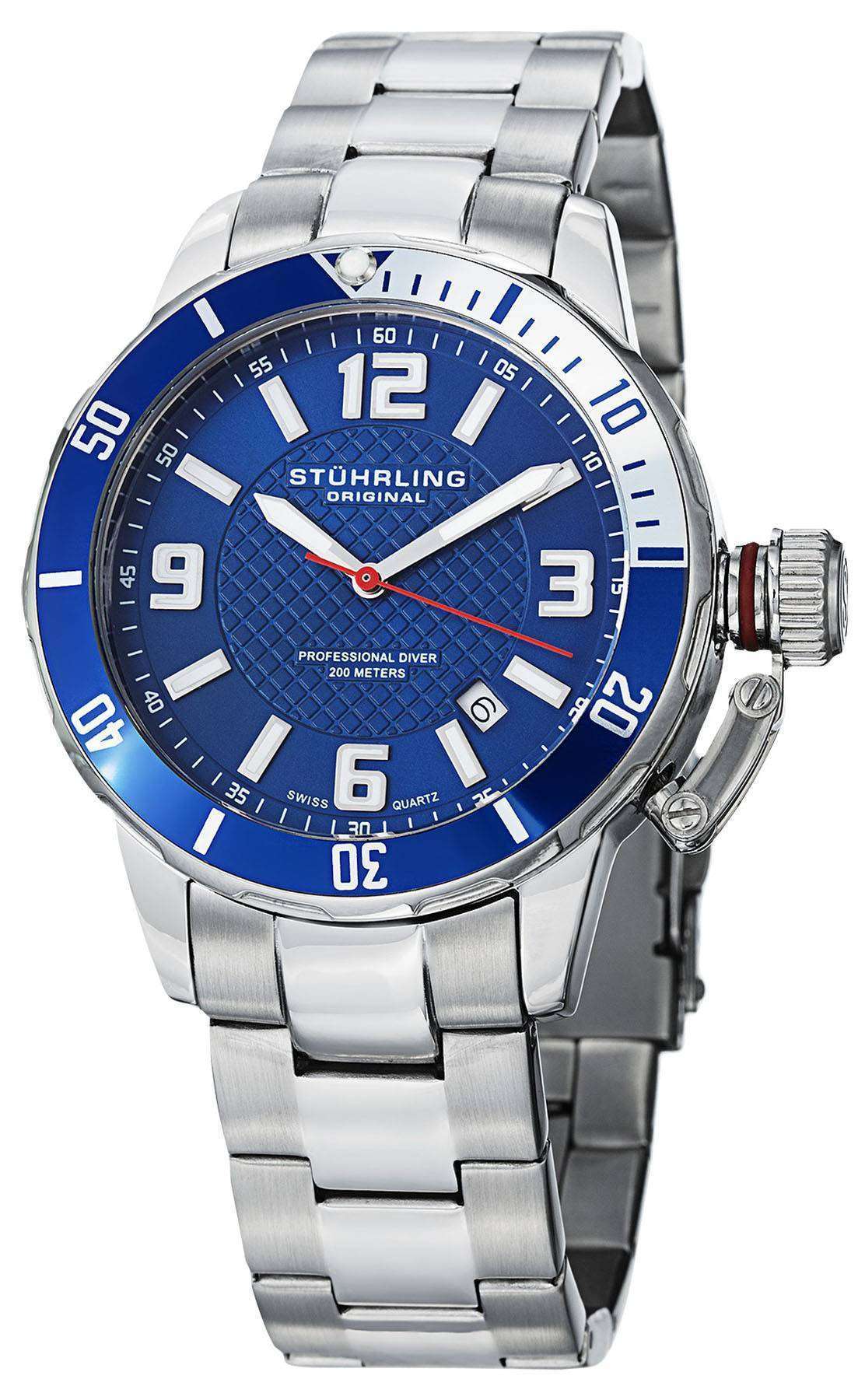 Stuhrling original men's professional best sale dive watch