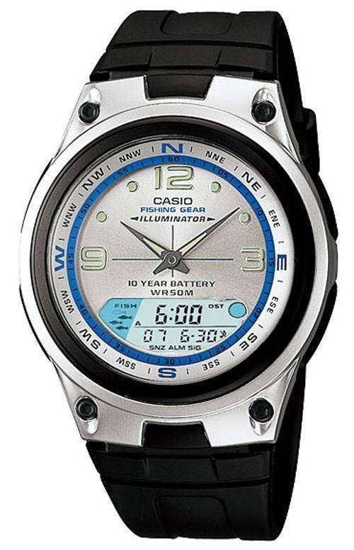 Casio Analog Digital Out Gear Fishing Illuminator AW-82-7AVDF AW-82-7AV