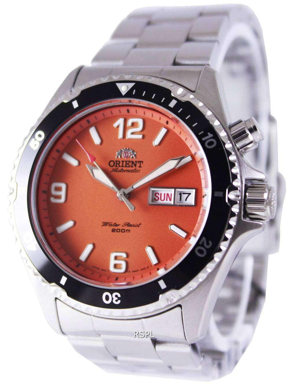 Orient Diver Mako II Automatic Blue Dial Mens Watch India | Ubuy