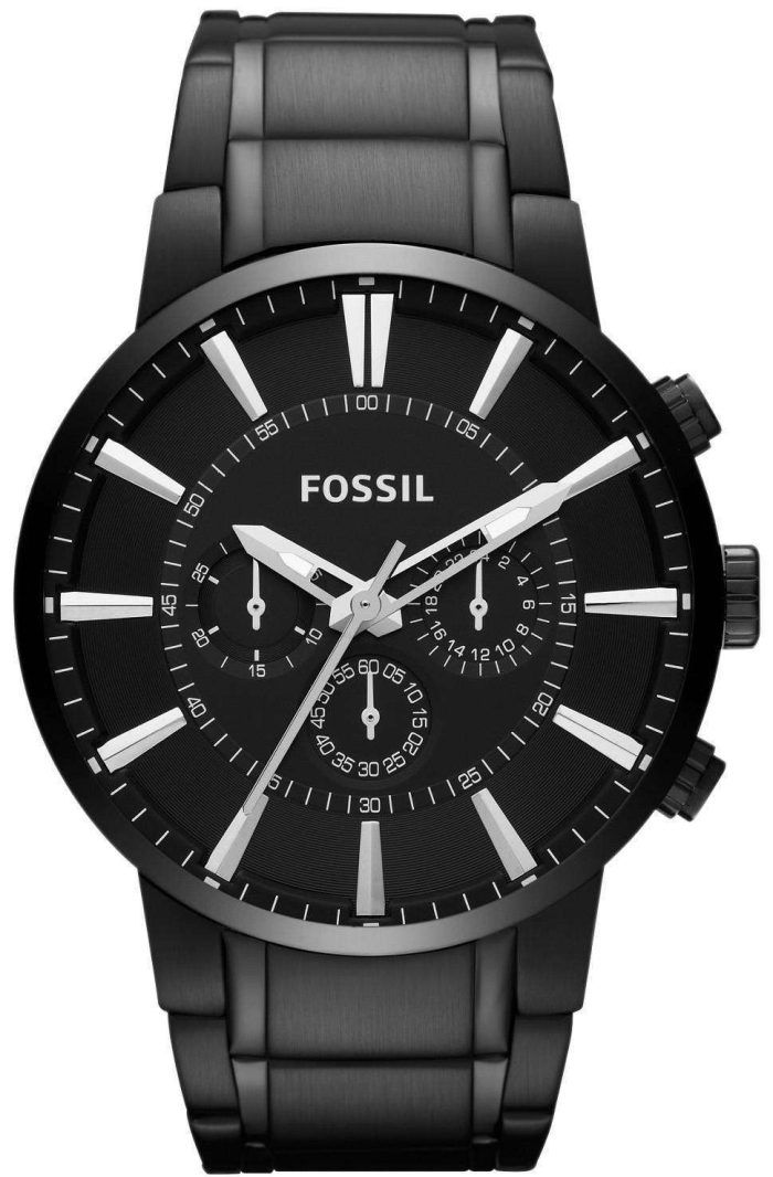 Fossil Townsman Chronograph Black IP Stainless Steel FS4778 Mens Watch