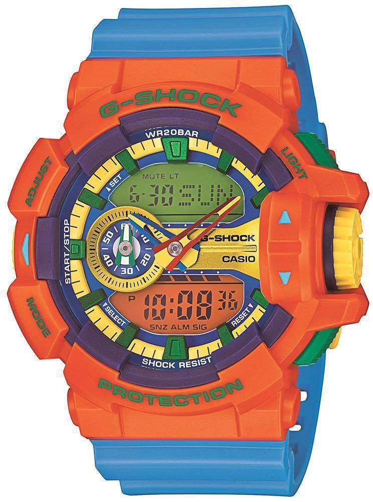 Multi coloured store g shock watch