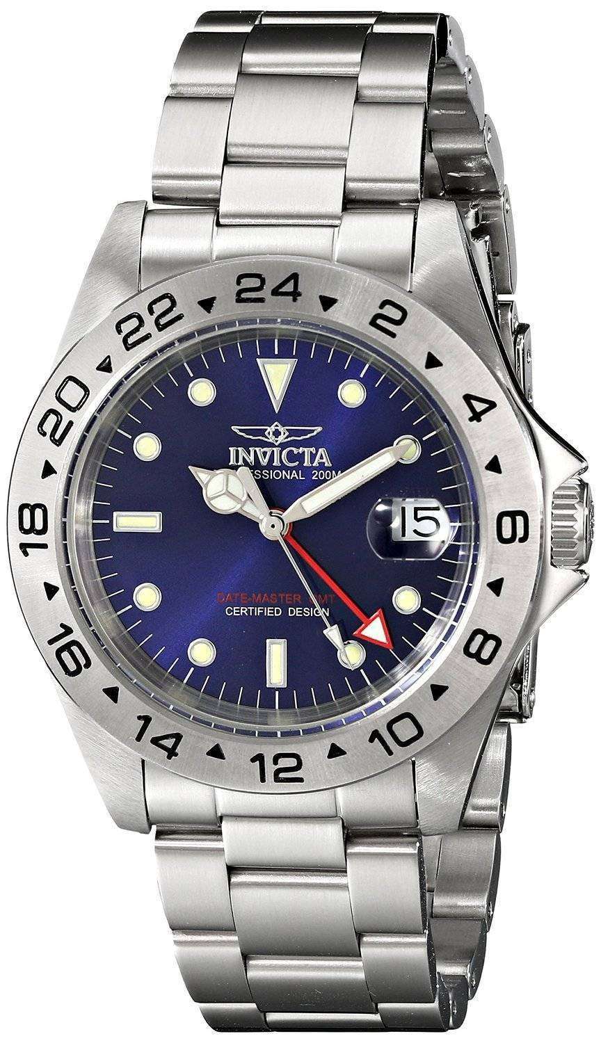 Invicta Date Master GMT 200M Blue Dial INV9400 9400 Mens Watch CityWatches IN