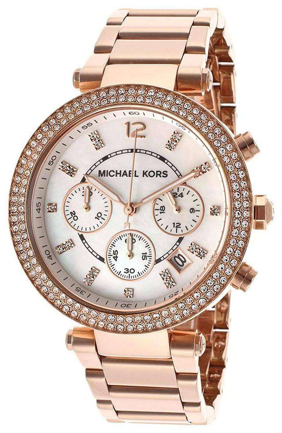 Ladies michael kors 2025 parker chronograph watch mk5491