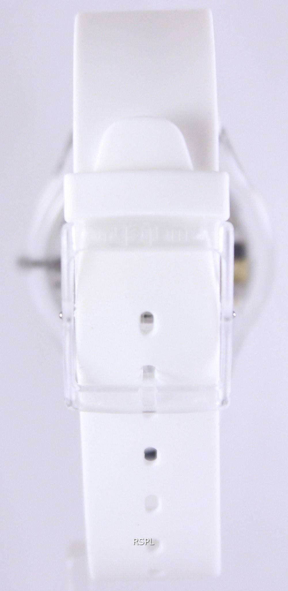 Swatch white classiness ladies watch clearance sfk360