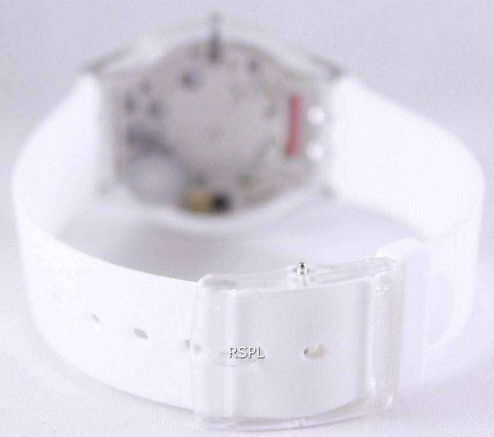 Swatch white classiness ladies watch clearance sfk360