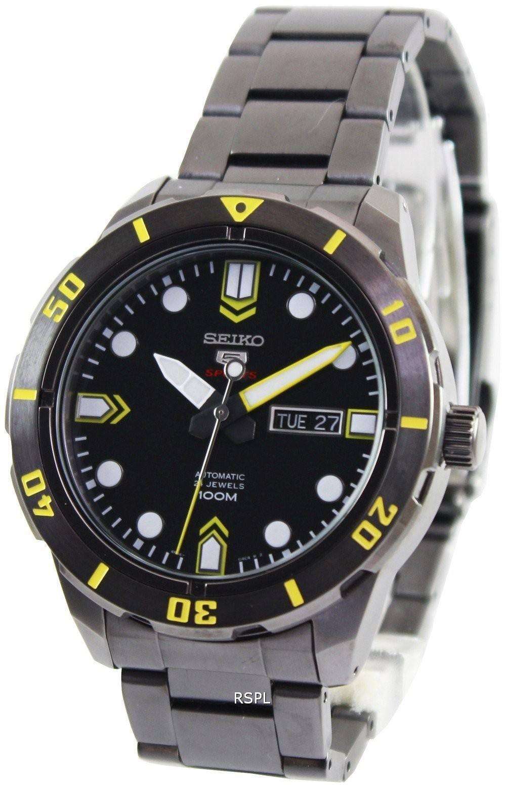 Reloj seiko 5 sports automatic 24 jewels wr hot sale