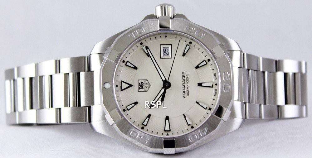 Tag Heuer Aquaracer Silver Dial 300M WAY1111.BA0910 Mens Watch