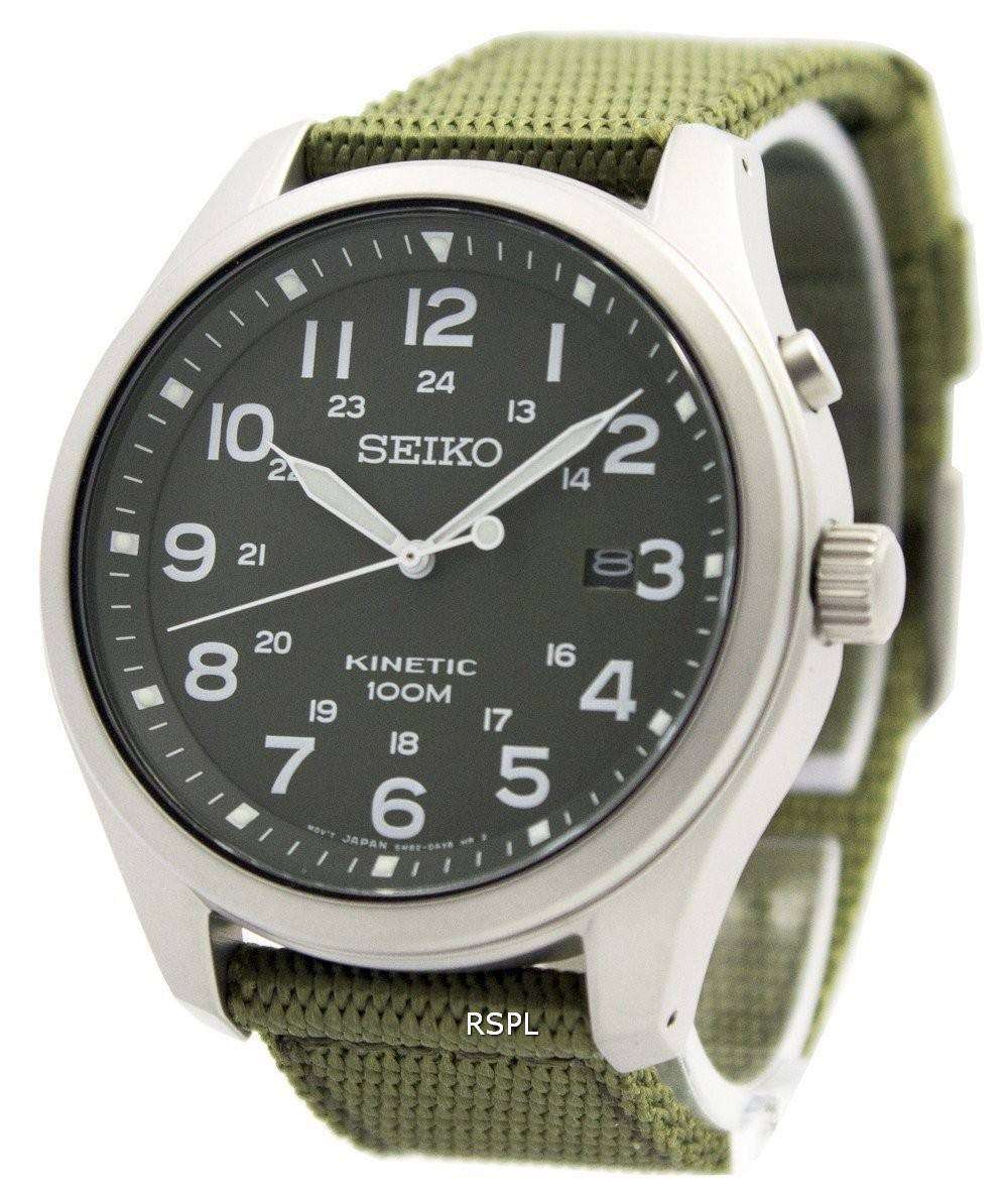 Seiko kinetic green clearance dial