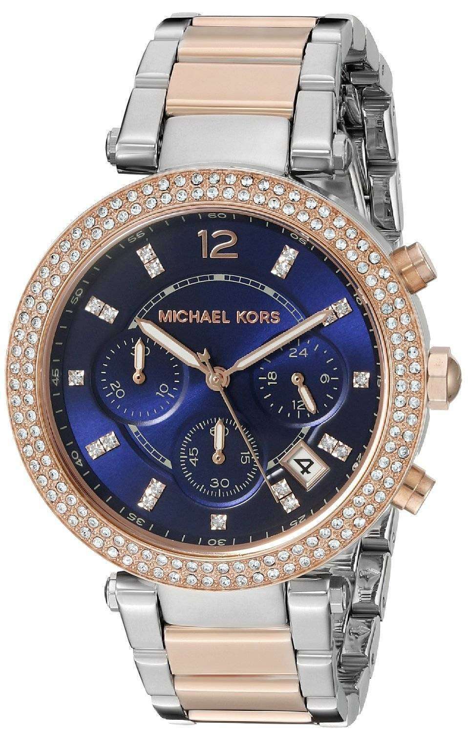 Michael Kors MK6141 Luxury Ladies Parker Rose Gold Wrist Watch 39mm on OnBuy