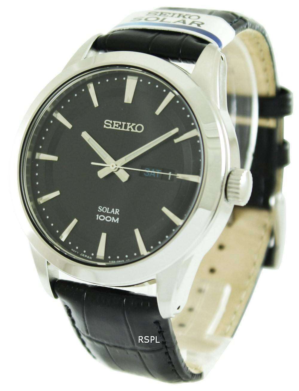 Seiko solar powered mens watches on sale