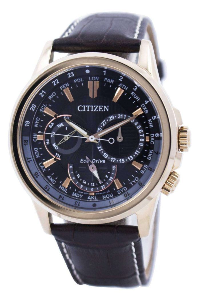 Citizen Eco Drive Calendrier World Time BU2023 12E Men s Watch CityWatches IN