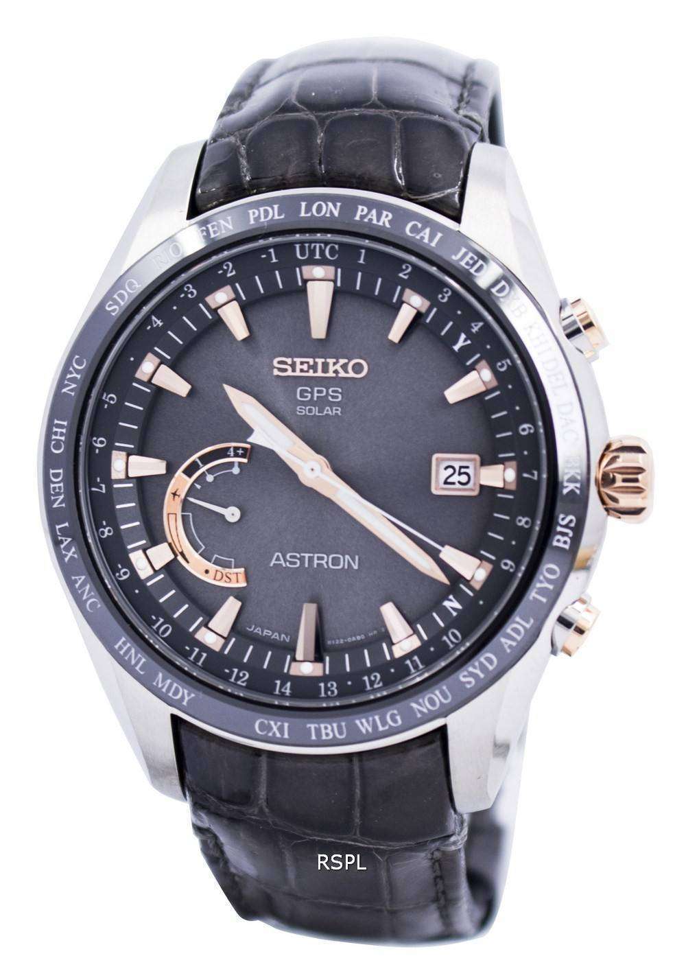 Seiko Astron GPS Solar World Time Japan Made SSE095 SSE095J1 SSE095J Mens Watch CityWatches IN