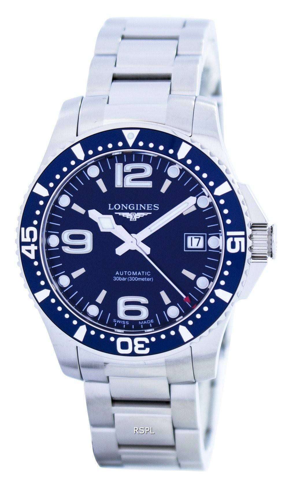 Longines HydroConquest Automatic Power Reserve L3.641.4.96.6 Mens