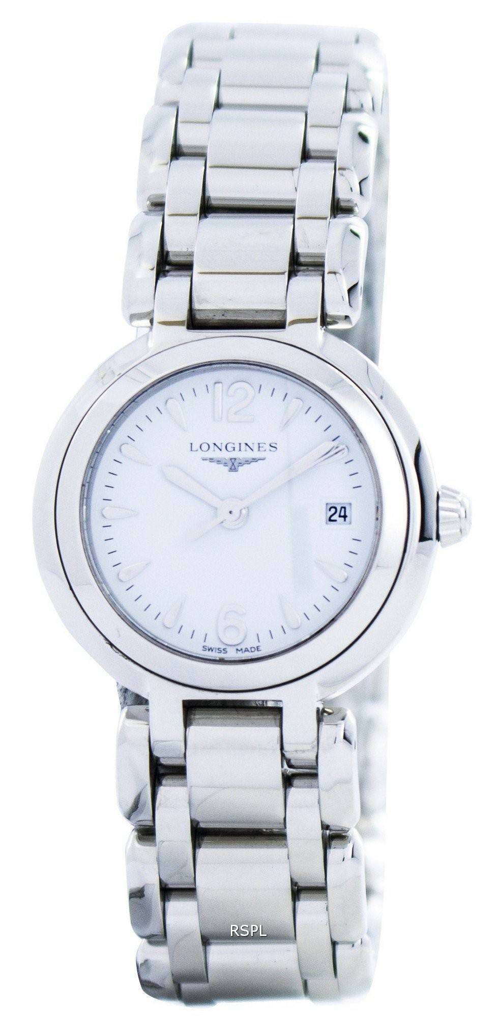 Longines Primaluna Quartz 30mm Gilt Dial Steel and Yellow Gold Women's Watch  L8.115.5.31.7