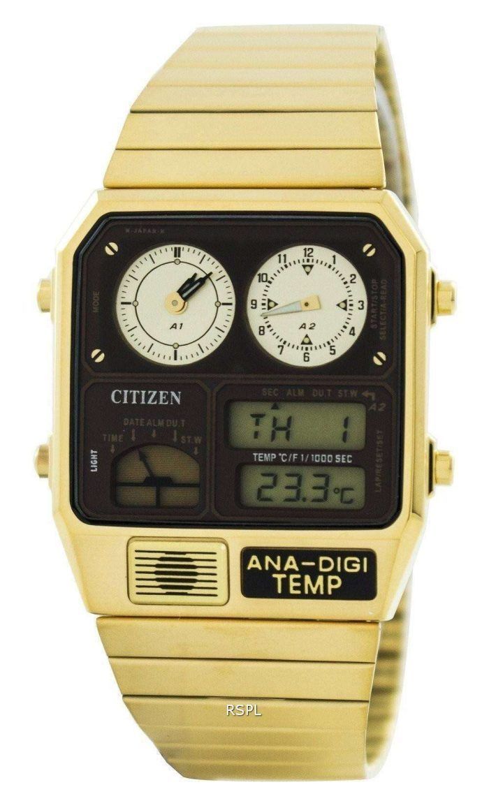 Citizen Quartz Analog Digital Dual Time JG2002 53W Men s Watch CityWatches IN