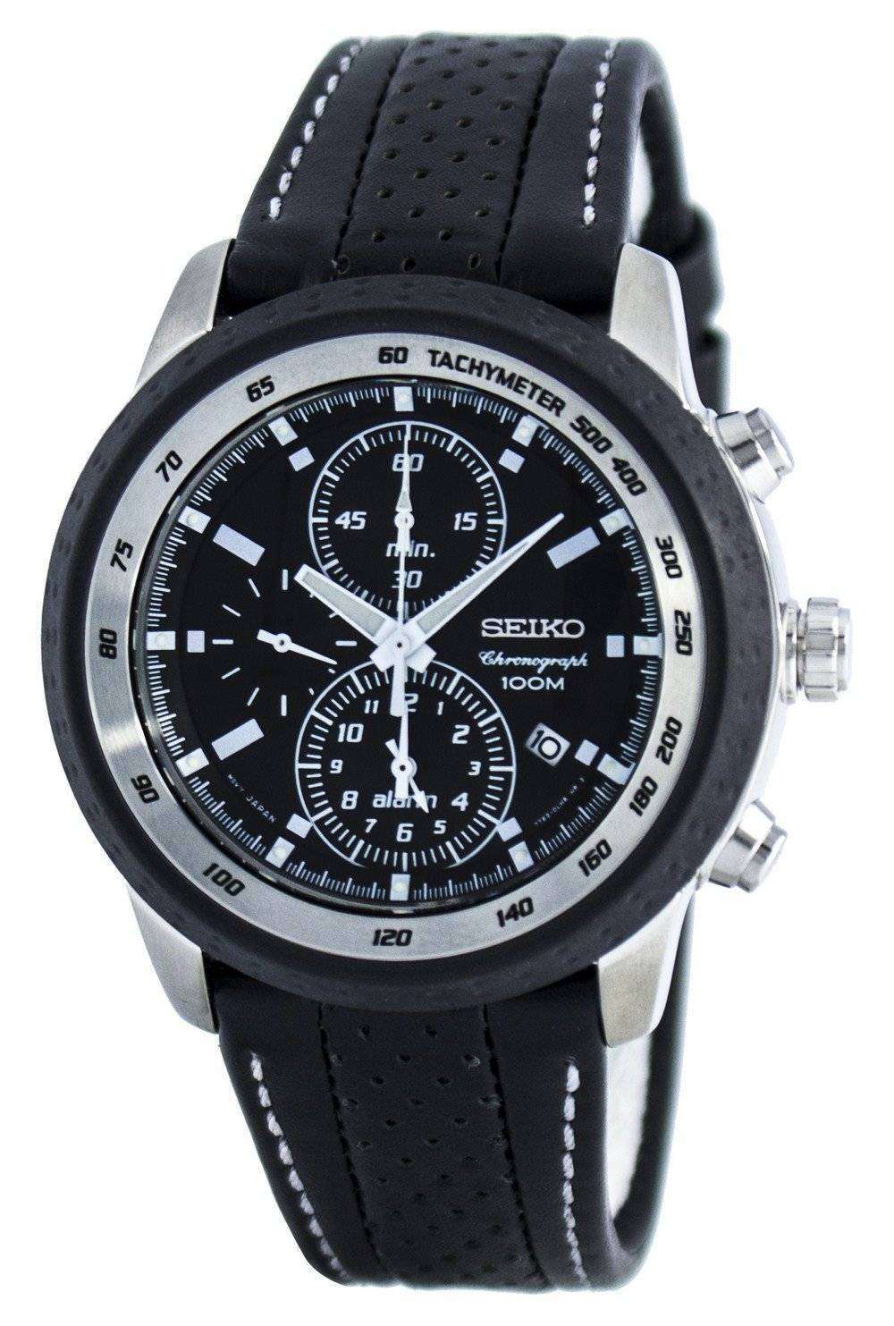 Seiko Chronograph Quartz Alarm Tachymeter SNAB55 SNAB55P1 SNAB55P Men s Watch