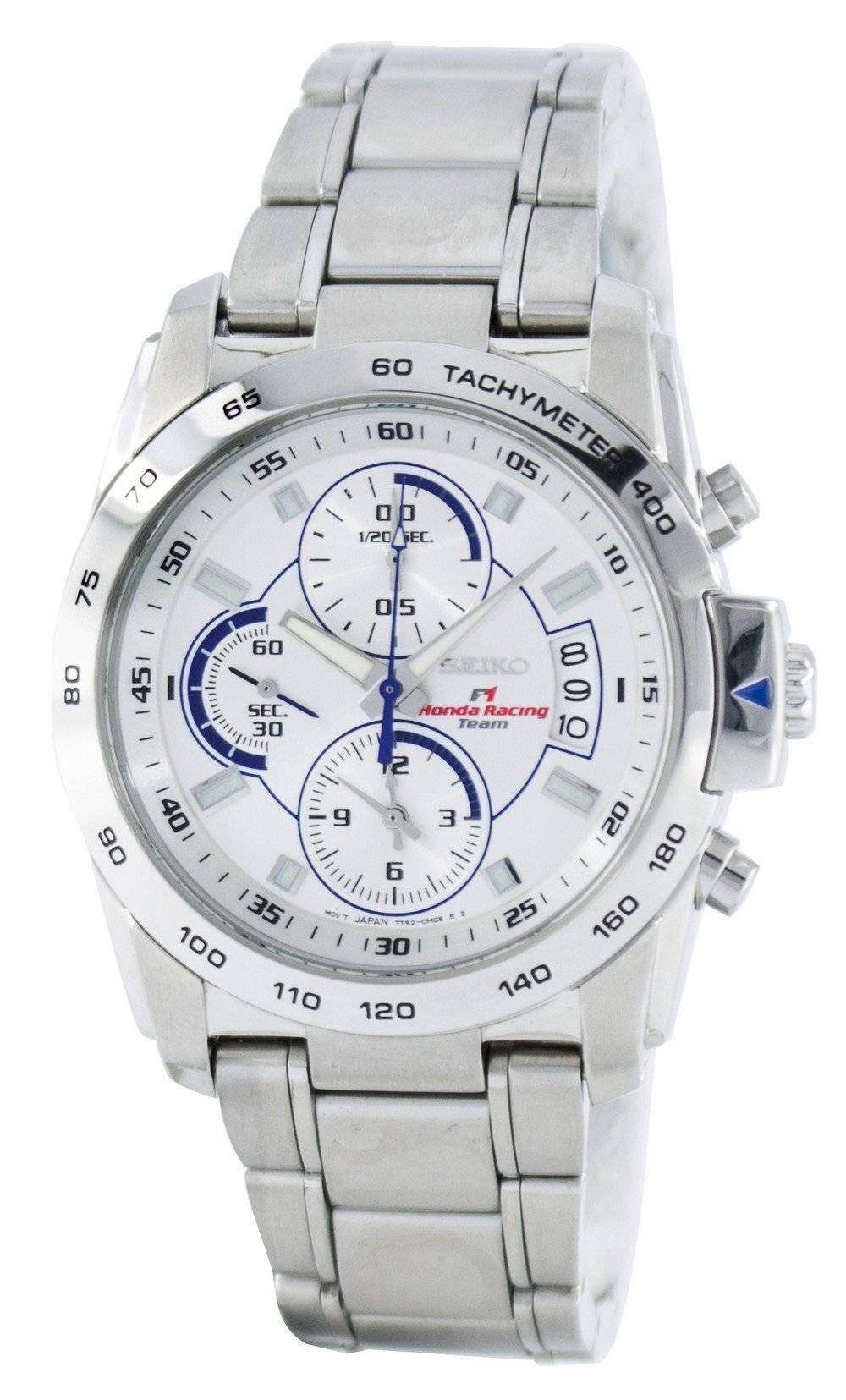 Seiko F1 Honda Racing Team Quartz Chronograph SNDA45 SNDA45P1 SNDA45P Men s Watch