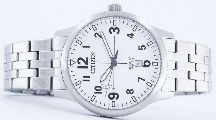 Citizen Quartz White Dial BI1050-81B Mens Watch