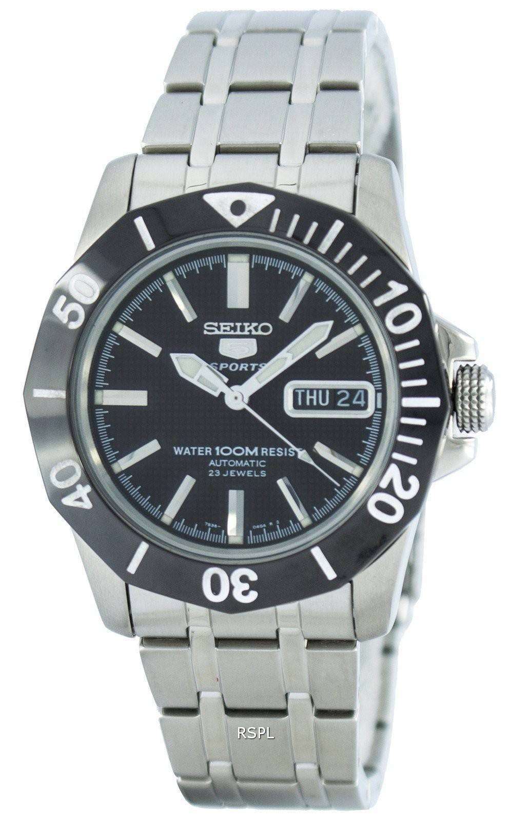 Harga seiko 5 sports automatic 23 jewels 100m on sale