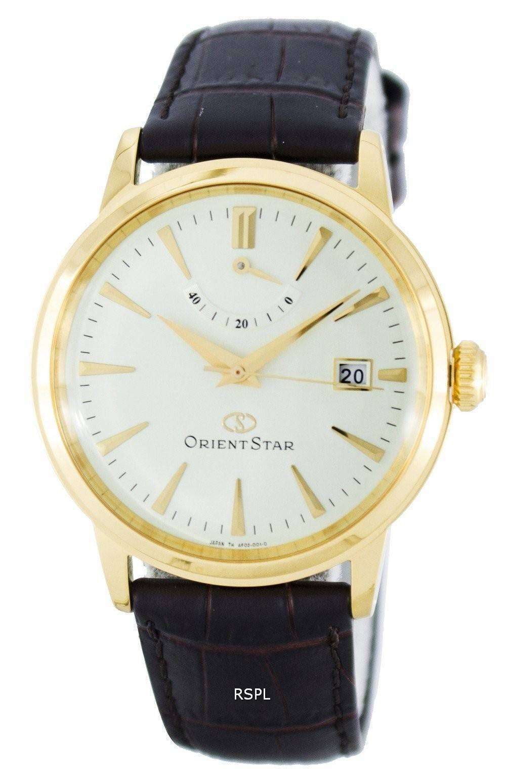 Orient Star Classic Automatic Power Reserve SAF02001S0 Men s Watch CityWatches IN