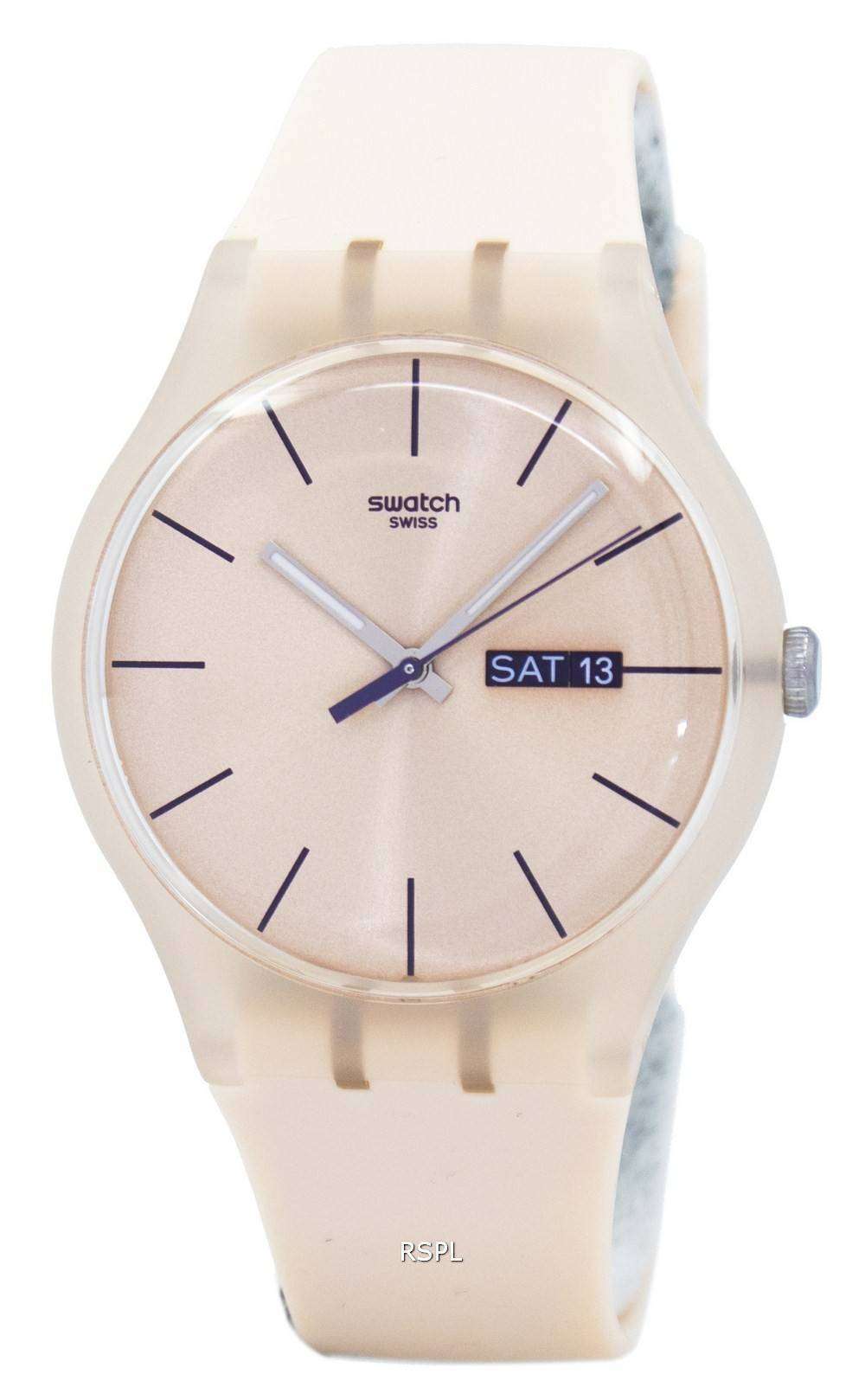 Swatch Originals Rose Rebel Quartz SUOT700 Unisex Watch