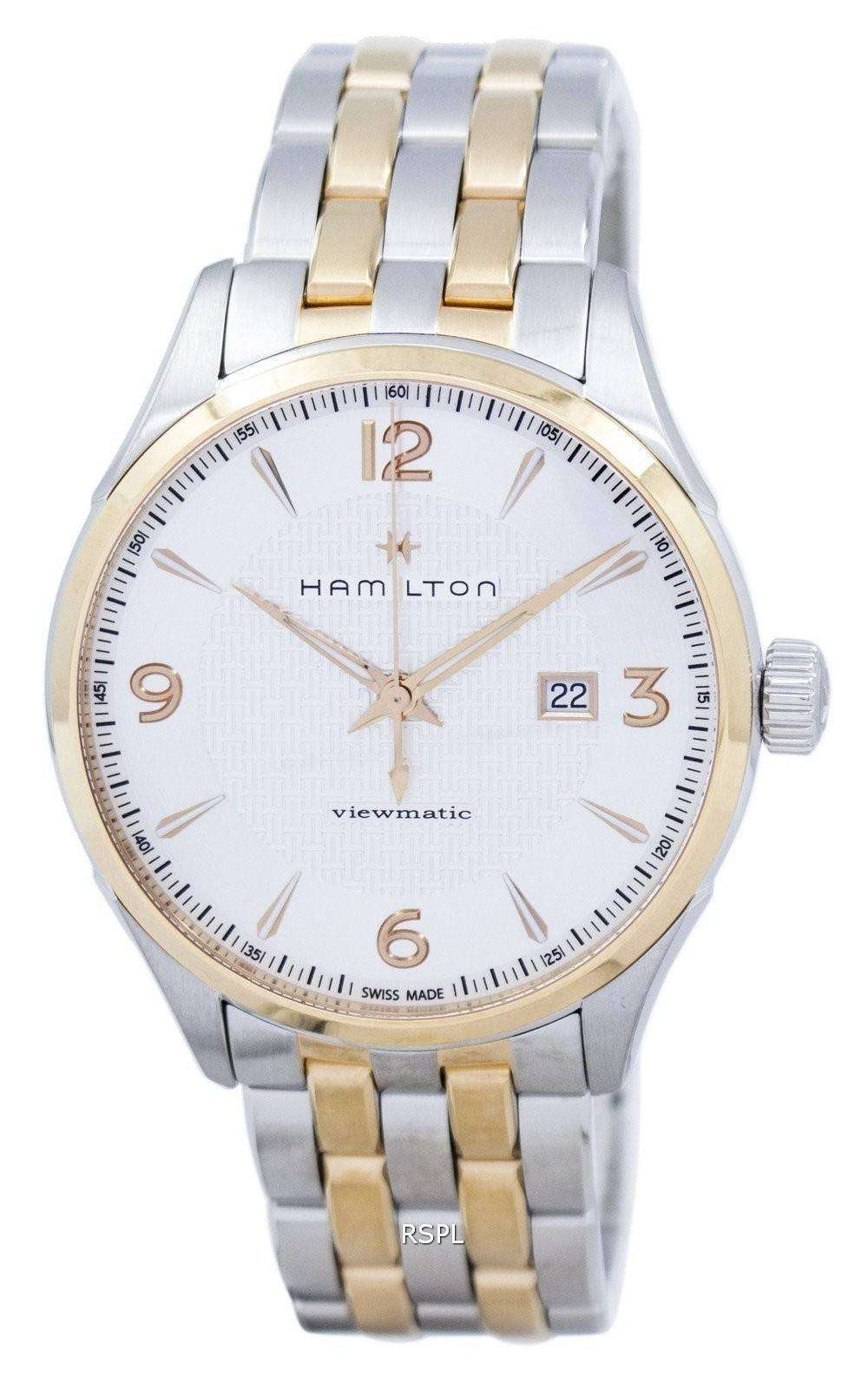 hamilton two tone watch