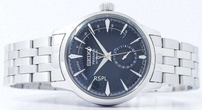 Seiko Presage Cocktail "Blue Moon" Power Reserve Japan Made SSA347 SSA347J1 SSA347J Men's Watch