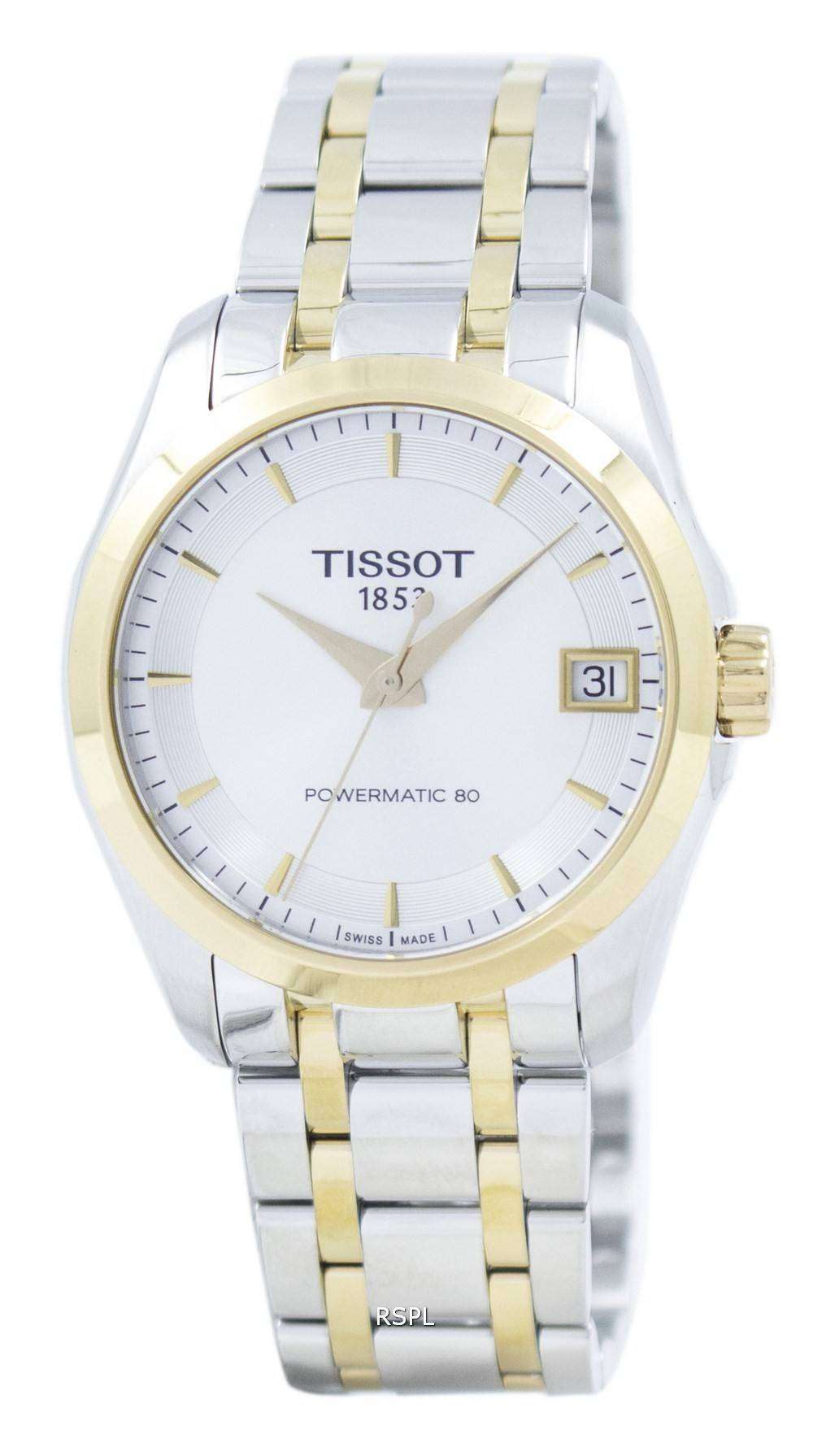 Tissot T Classic Couturier Lady Powermatic 80 T035.207.22.031.00 T0352072203100 Women s Watch