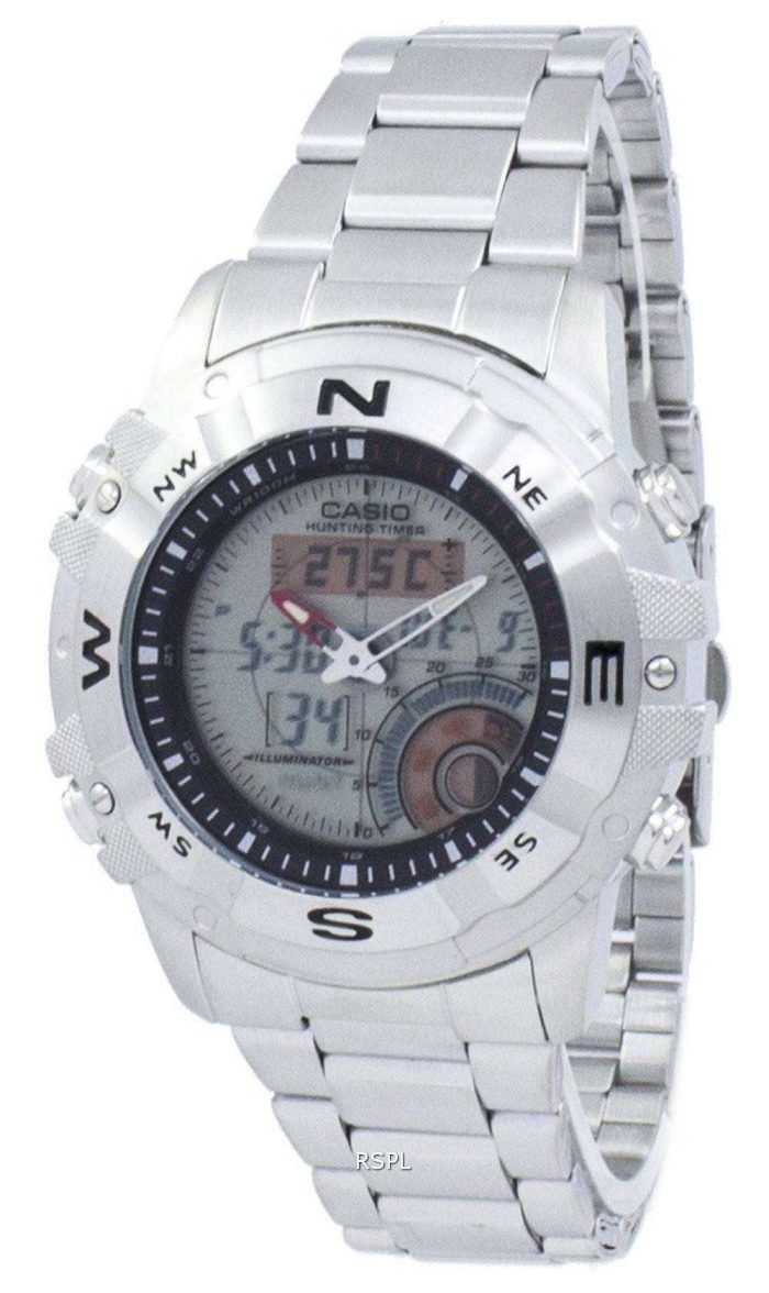 Casio Outgear Hunting Timer Illuminator Compass AMW-704D-7AV AMW704D-7AV Men's Watch