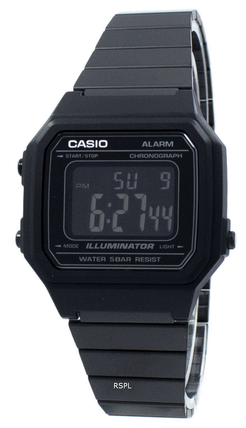 metal casio digital watch