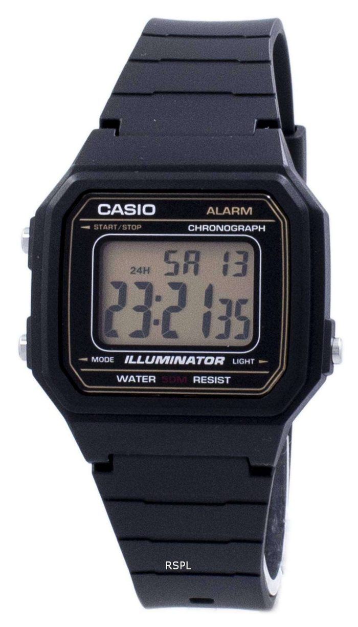 Casio Classic Illuminator Chronograph Alarm W 217H 9AV W217H 9AV Men s Watch CityWatches IN