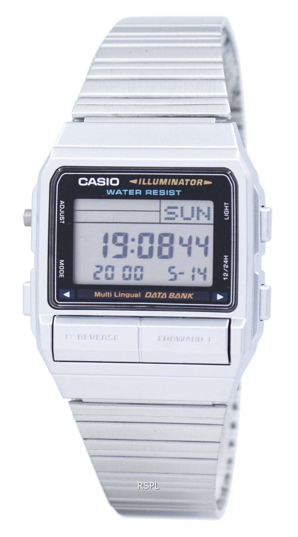 Casino Data Bank Illuminator Gold On Gold factory Watch -DBC-611G Stainless steel