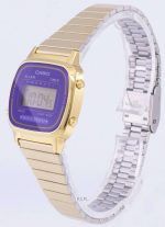 Casio Digital Stainless Steel Alarm Timer LA670WGA-6DF LA670WGA-6 Womens Watch