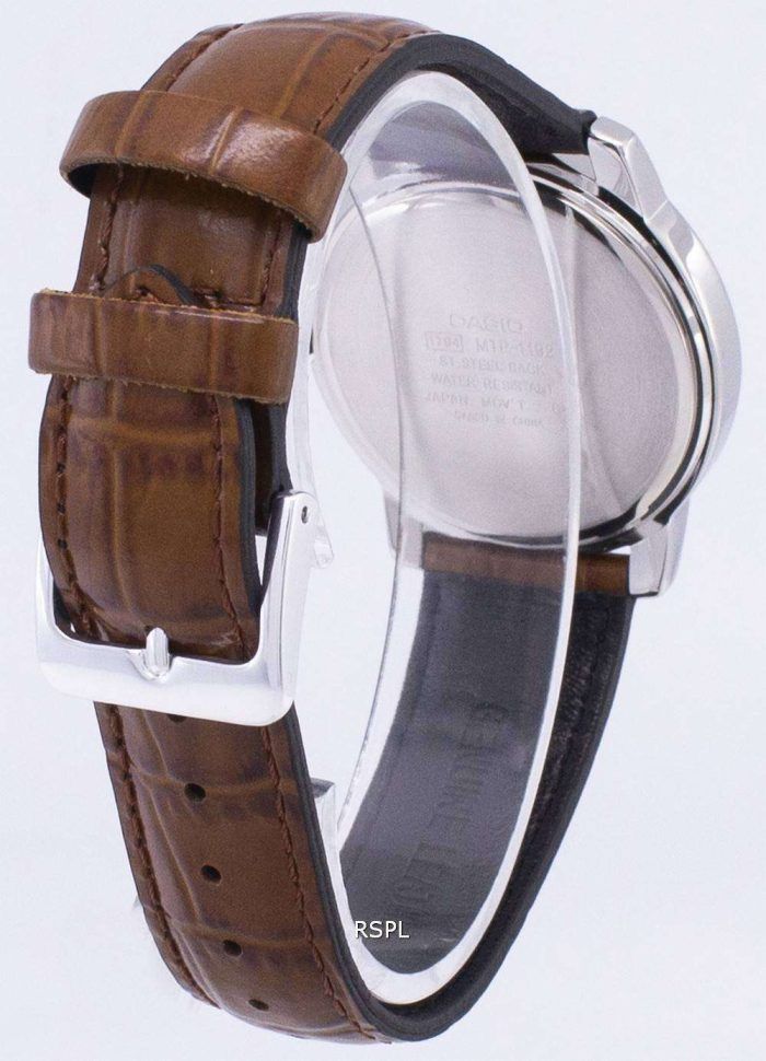 Casio Enticer Quartz Multi Dial Leather Strap MTP-1192E-7ADF MTP-1192E-7A Mens Watch