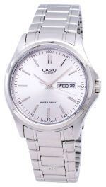 Casio Enticer Quartz Analog Silver Dial MTP-1239D-7ADF MTP-1239D-7A Mens Watch