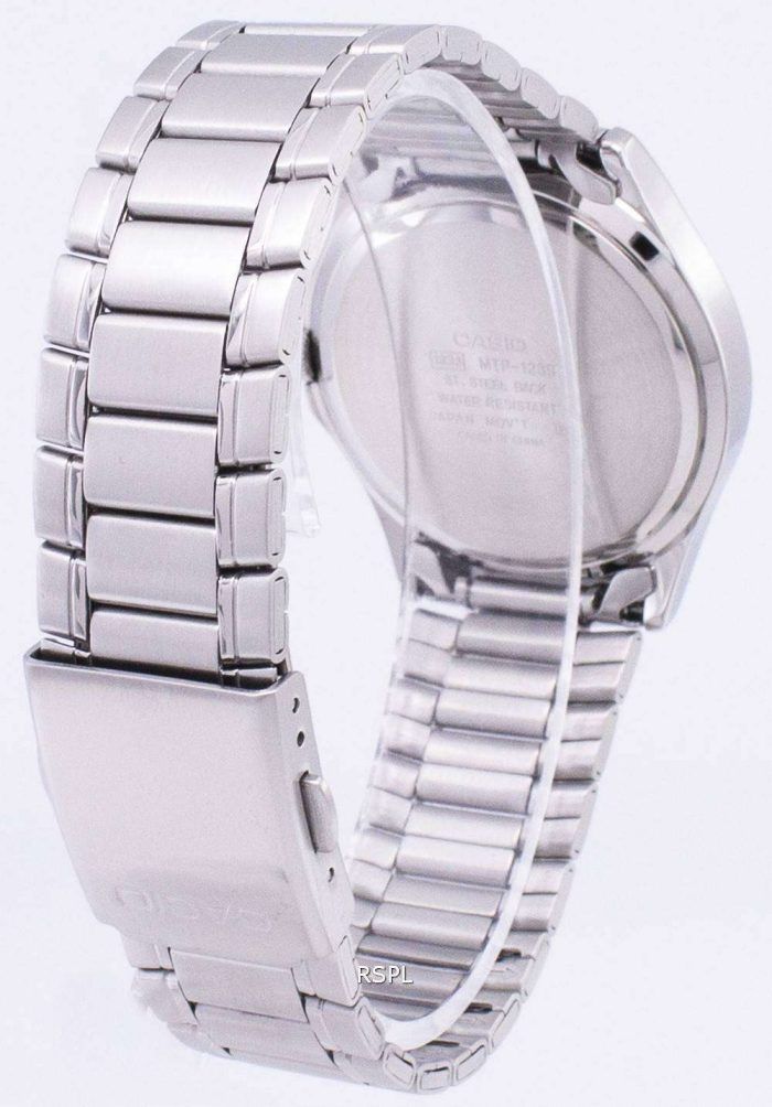 Casio Enticer Quartz Analog Silver Dial MTP-1239D-7ADF MTP-1239D-7A Mens Watch