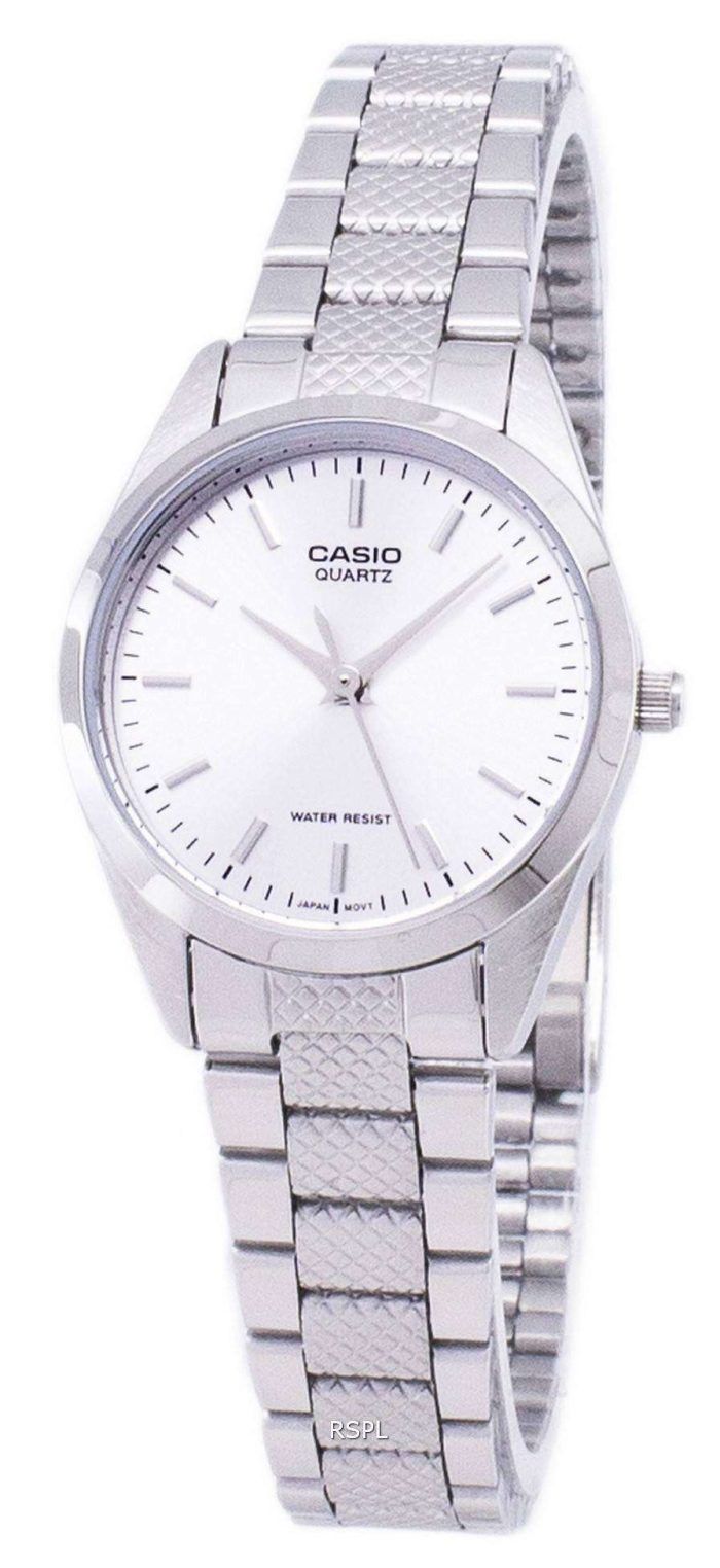 Casio Analog Quartz White Dial LTP-1274D-7ADF LTP-1274D-7A Womens Watch