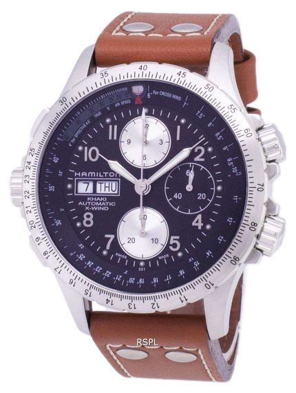 Hamilton Automatic Khaki X-Wind Chronograph H77616533 Mens Watch