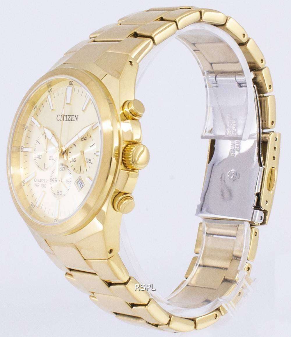 Citizen AN8172-53P store Men's Chronograph Gold Watch