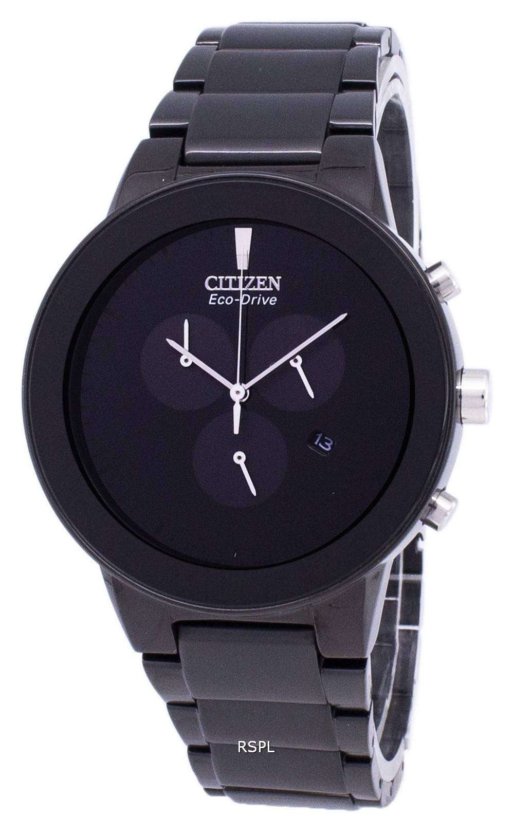 Citizen Axiom Black Leather Band Strap for Watch Model AU1065-07E | W.B.E