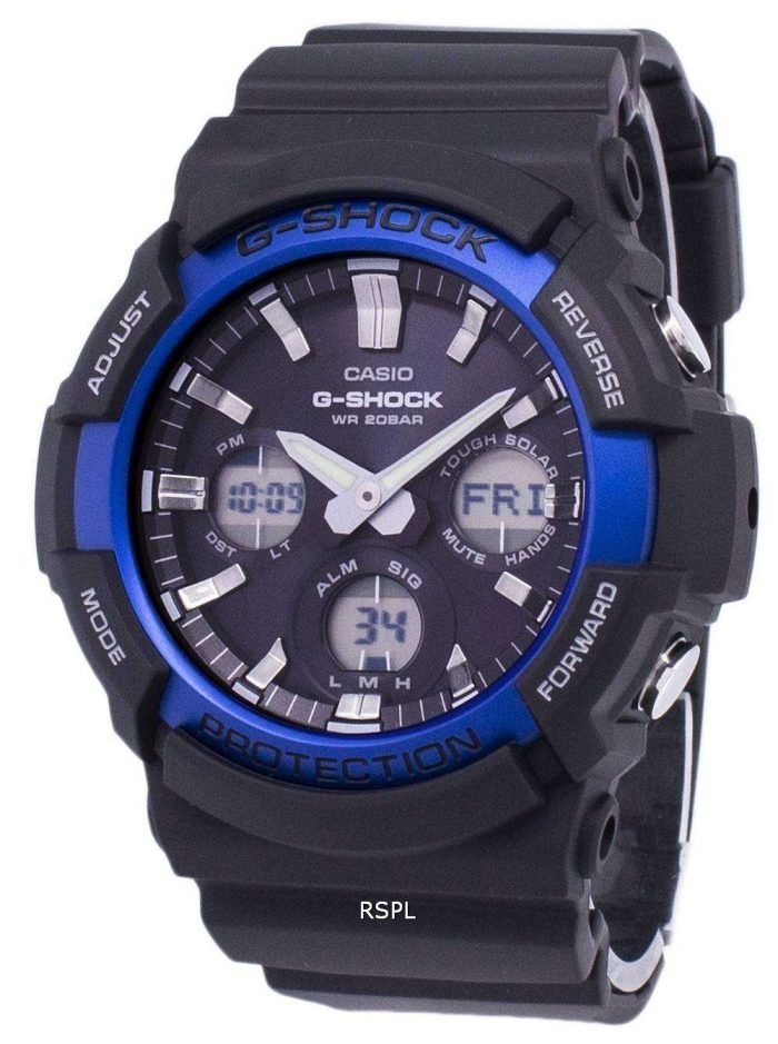 Casio G-Shock Tough Solar Analog Digital 200M GAS-100B-1A2 GAS100B-1A2 Men's Watch