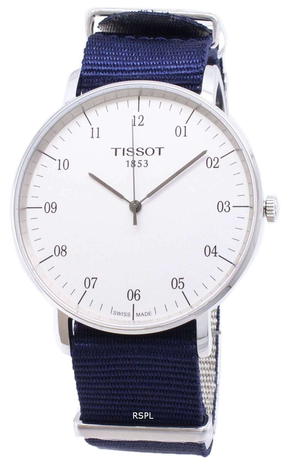 Tissot T Classic Everytime Large Nato T109.610.17.037.00 T1096101703700 Quartz Analog Men s Watch