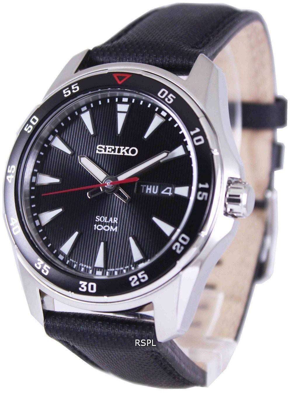 Seiko Solar 100M SNE393P2 Mens Watch