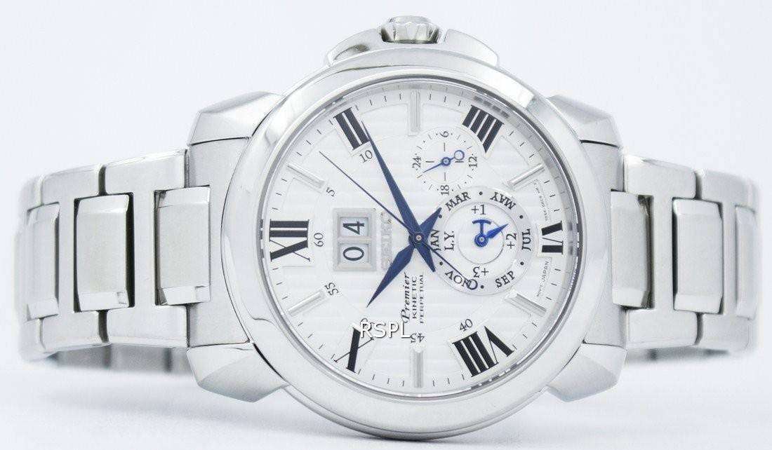 Seiko Premier Kinetic Perpetual Calendar SNP139 SNP139P1 SNP139P Mens Watch CityWatches IN